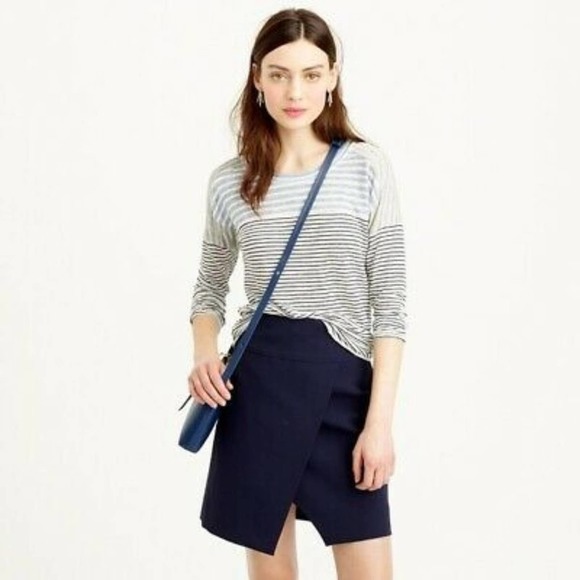 J. Crew 100% Linen Baseball Tee Size Small - Picture 6 of 6